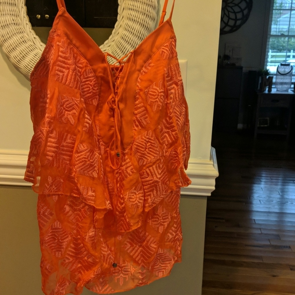 Twelfth St. By Cynthia Vincent Lace Up Cami